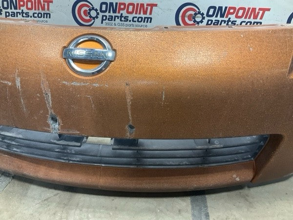 03-06 Nissan 350Z Front Bumper Cover Orange/A17 62022CD025 OEM 24Bbqg5