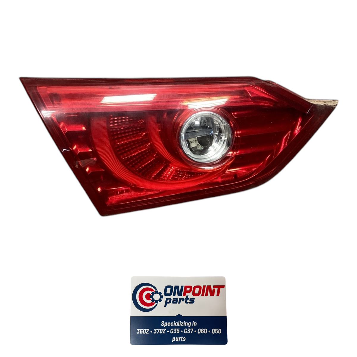 14-16 Infiniti Q50 Driver Rear Inner Tail Light 265554Hb1B Oem G0H