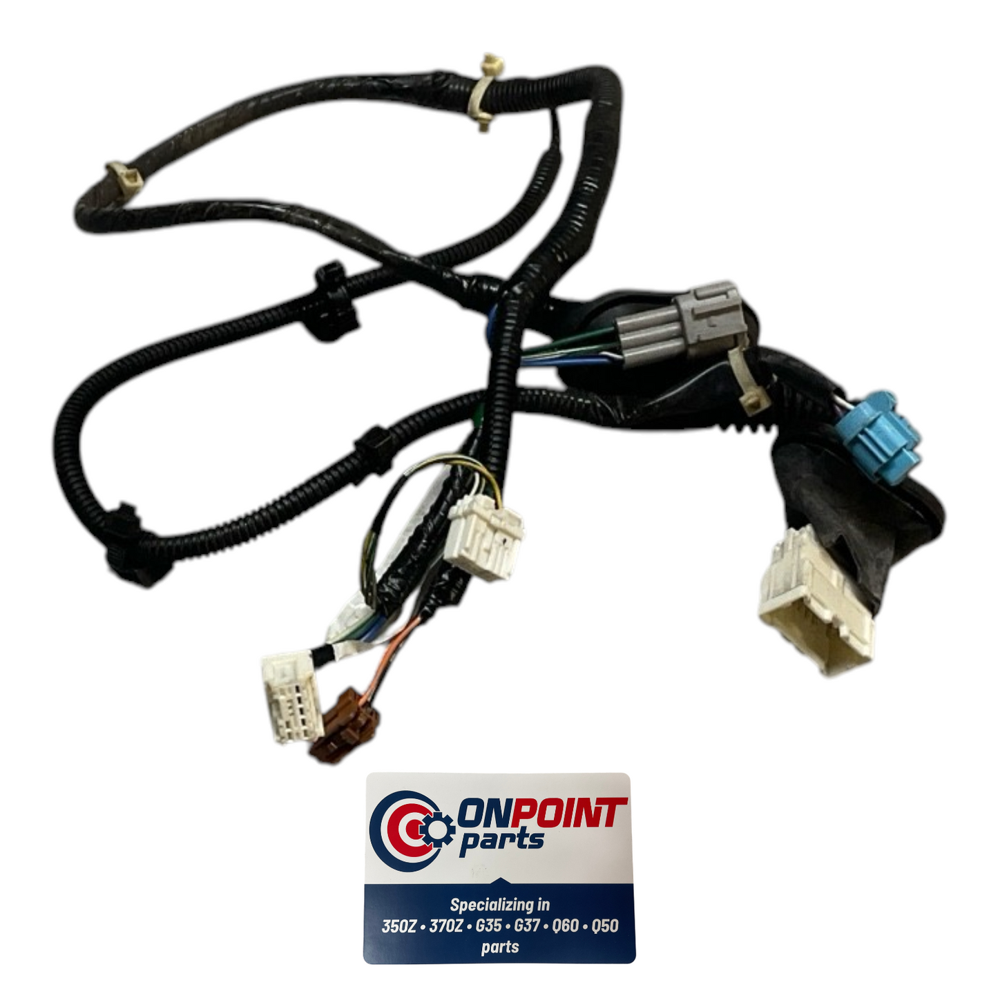04-07 Infiniti G35 Passenger Rear Door Wiring Harness 24126AC702 OEM Edh