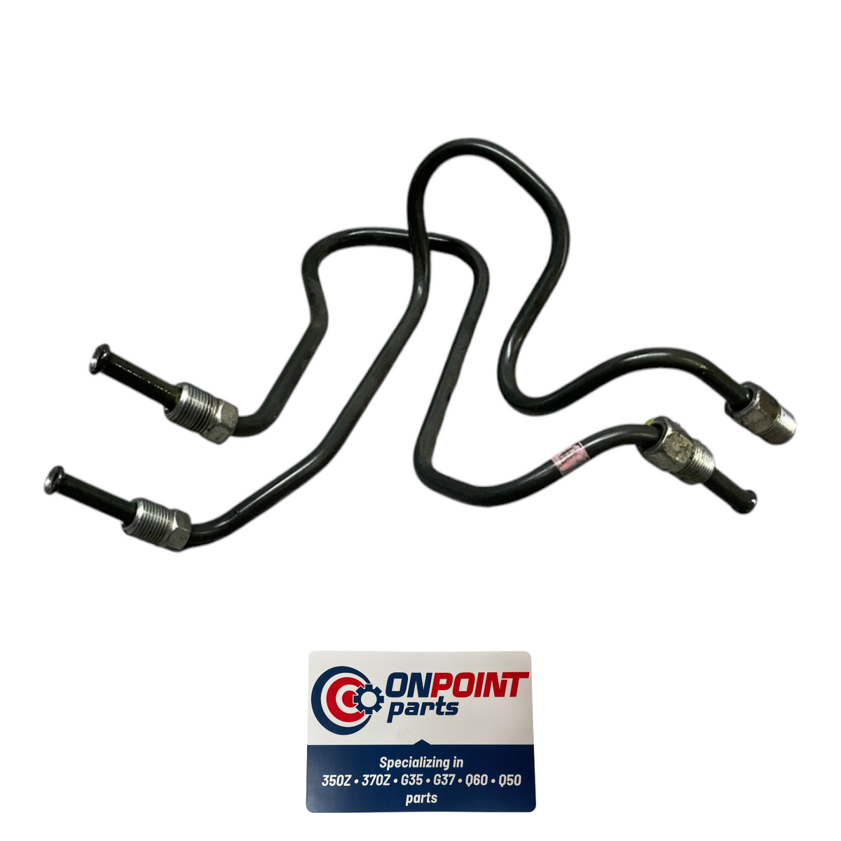 14-16 Infiniti Q50 Driver Front Brake Lines 462504Ga7A Oem G0H