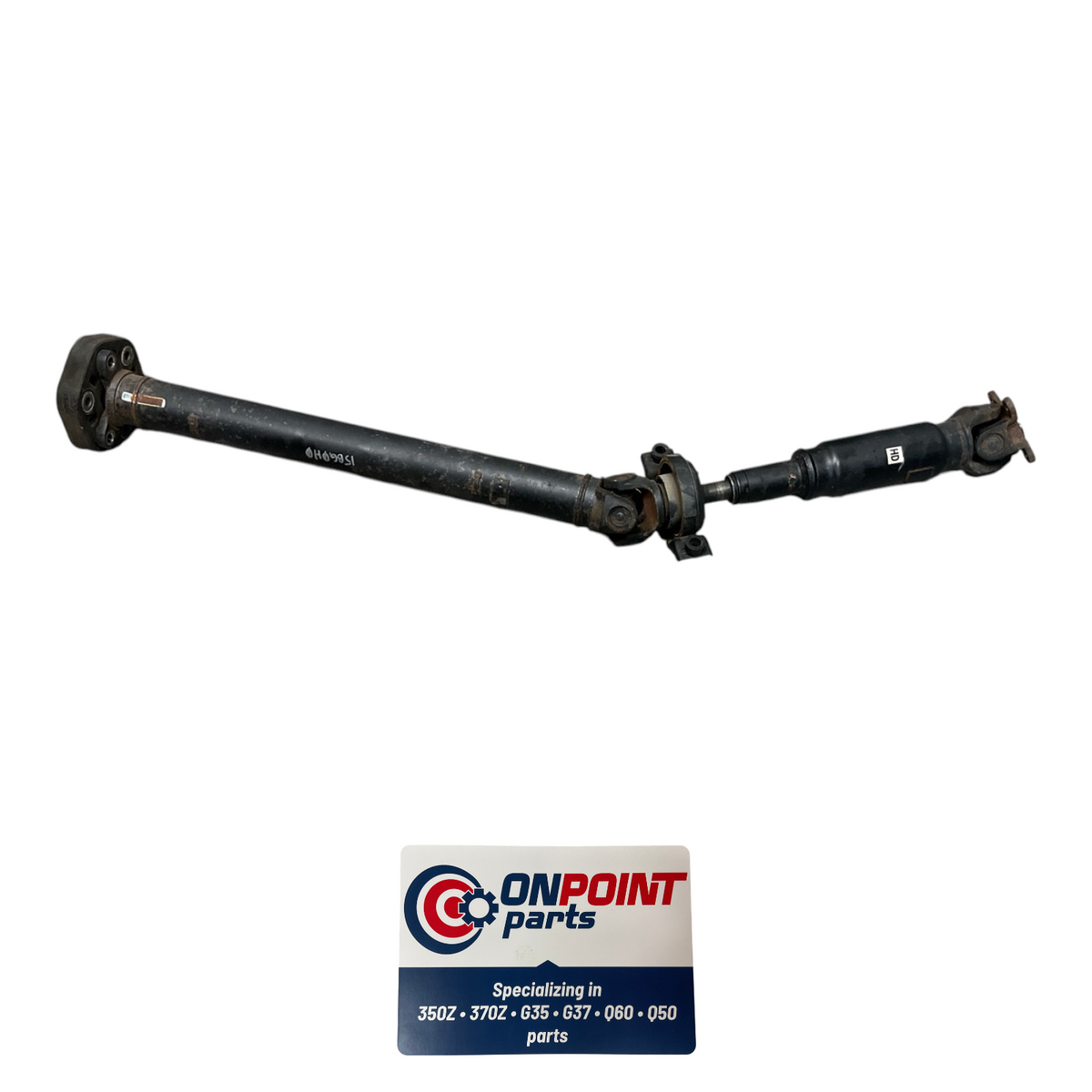 14-19 Infiniti Q50 Rear Driveshaft 2 Piece Awd Automatic 373004Ga0B Oem G0H