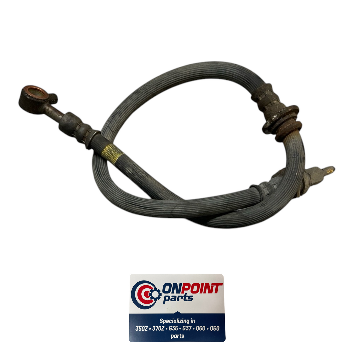 14-19 Infiniti Q50 Driver Front Brake Lines 462114Ga0A Oem G0H