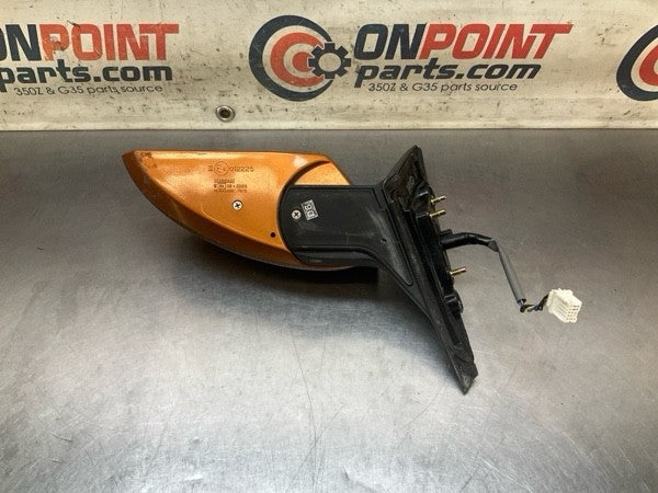 03-09 Nissan 350Z Driver Left Power Side Mirror Orange K6302CD060 OEM 24Bbqga