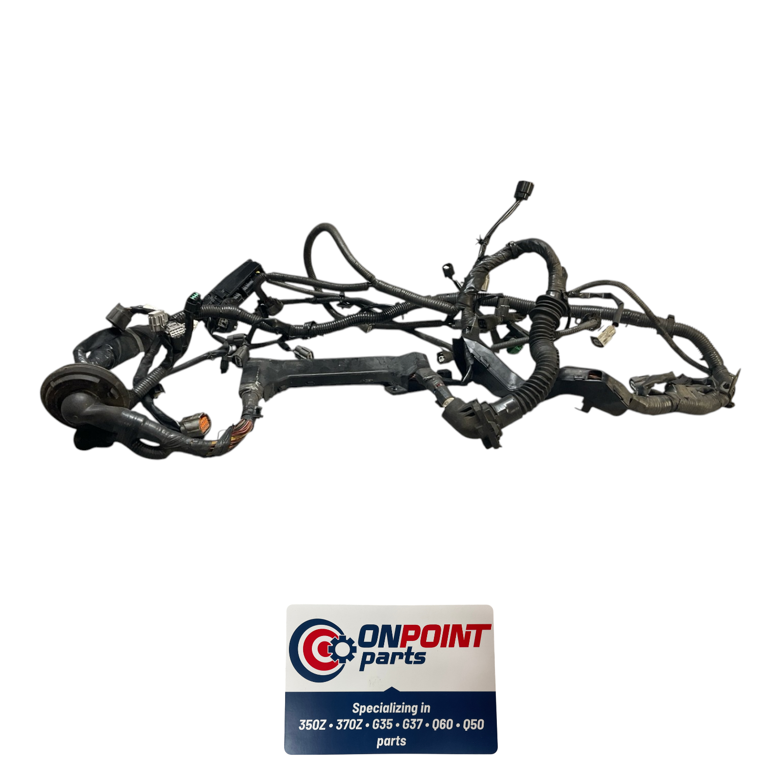 03-07 Infiniti G35 Front Vq35De Automatic Engine Wire Harness 24011Am801 Oem Edh