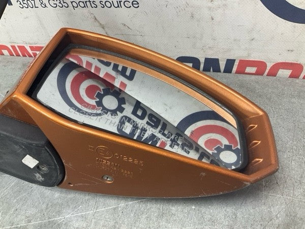 03-09 Nissan 350Z Passenger Power Side Mirror Orange K6301CD060 OEM 24Bbqge