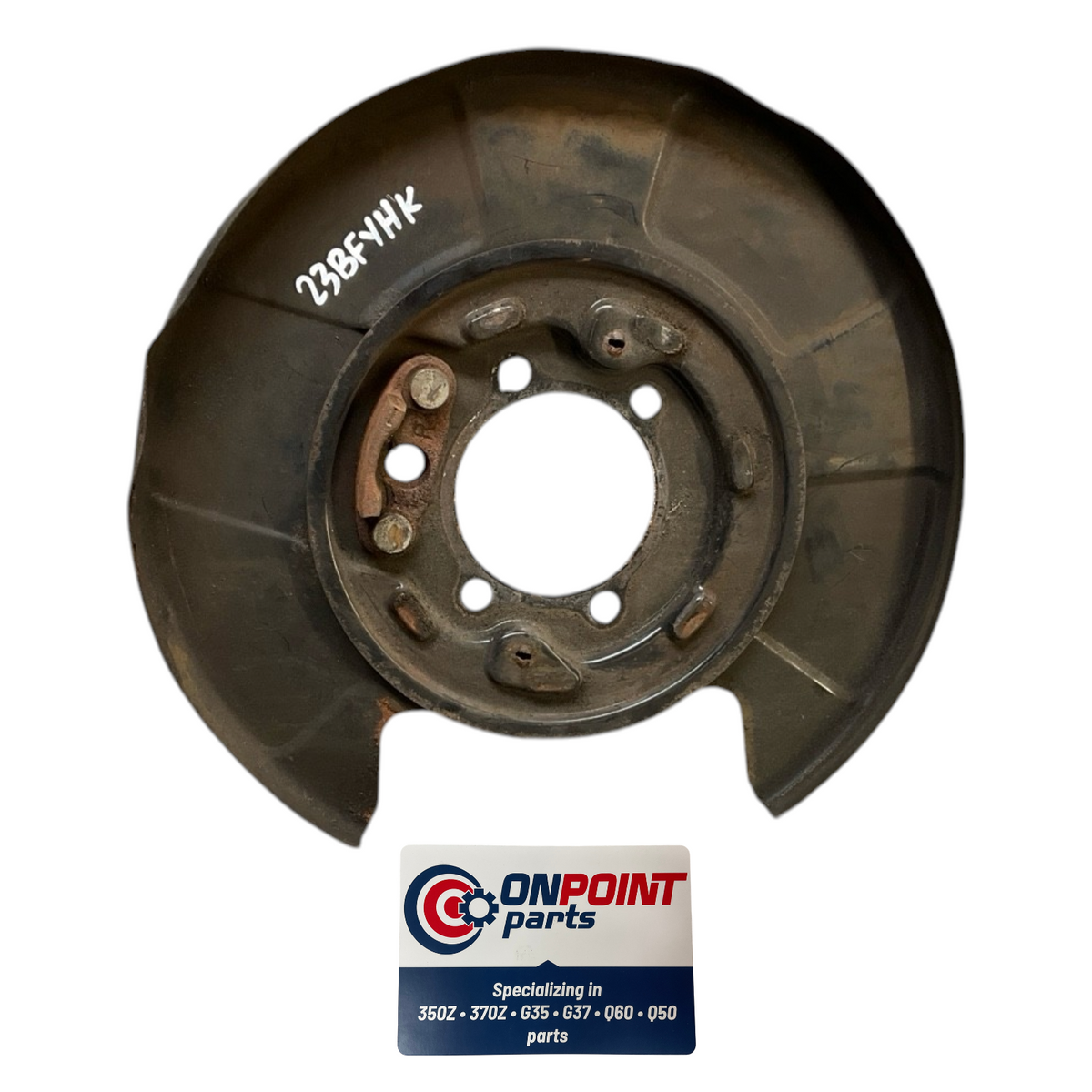 08-15 Infiniti G37 Passenger Rear Brake Dust Shield 44020Jk06A Oem Fyh