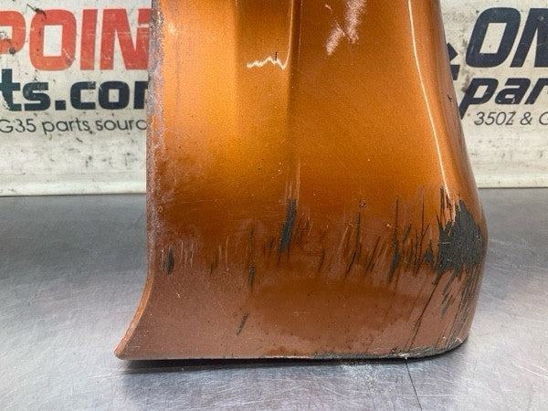 03-09 Nissan 350Z Front Passenger Mud Flap Splash Guard Orange/A17 OEM 24Bbqgk