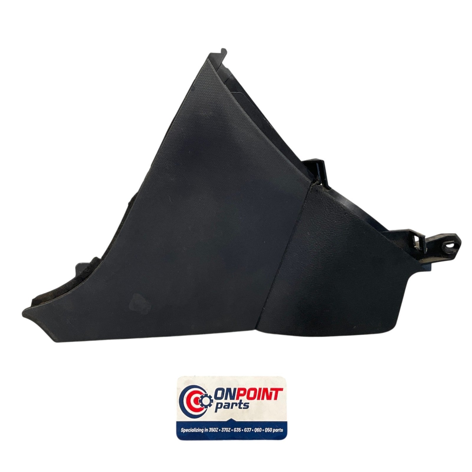 03-05 Nissan 350Z OEM Center Console Knee Panel Passenger Front Black 68134CD000