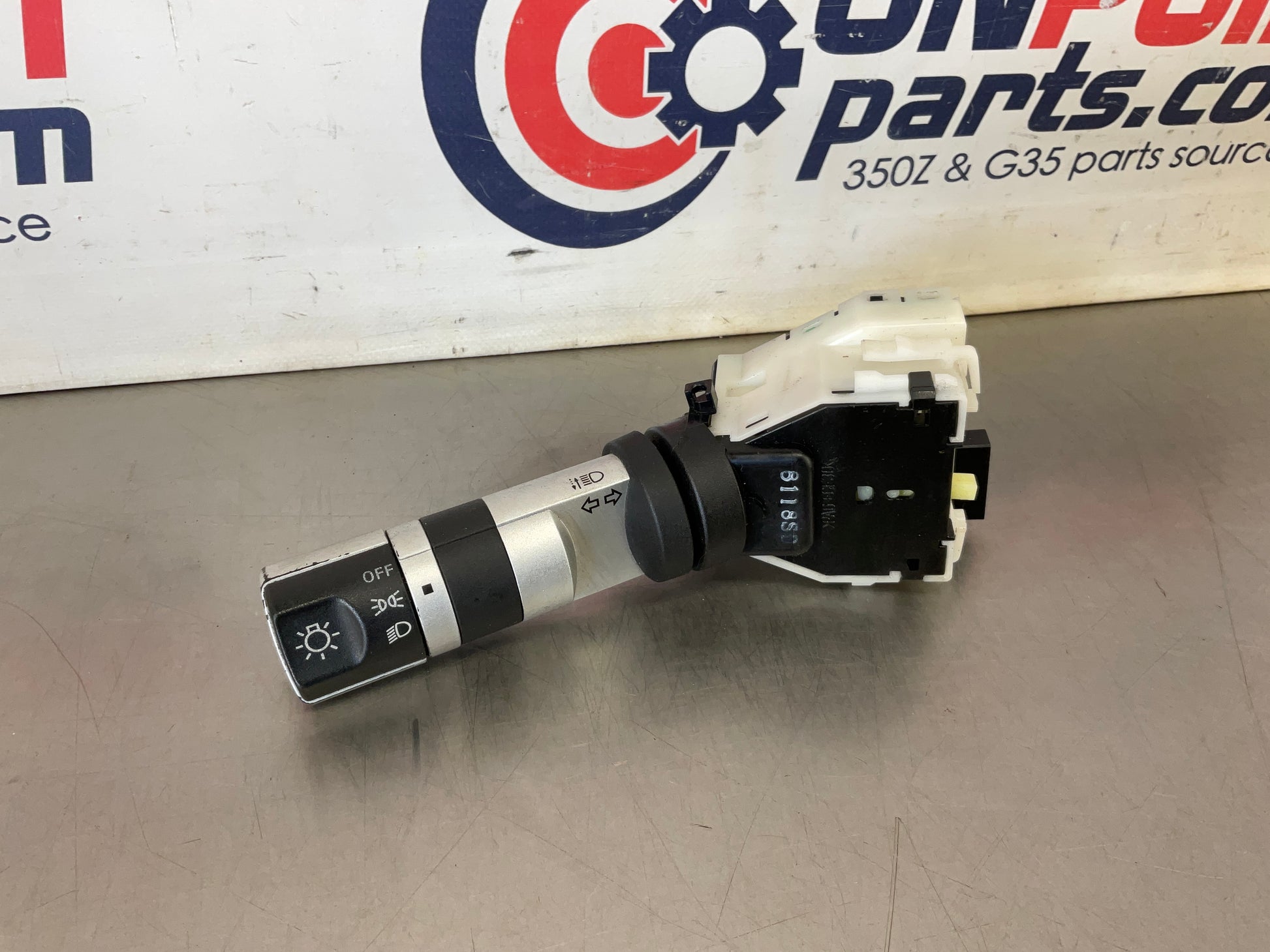 2008 Nissan 350Z Steering Column Turn Signal Headlight Wiper Switch OEM 13BASDC - On Point Parts Inc