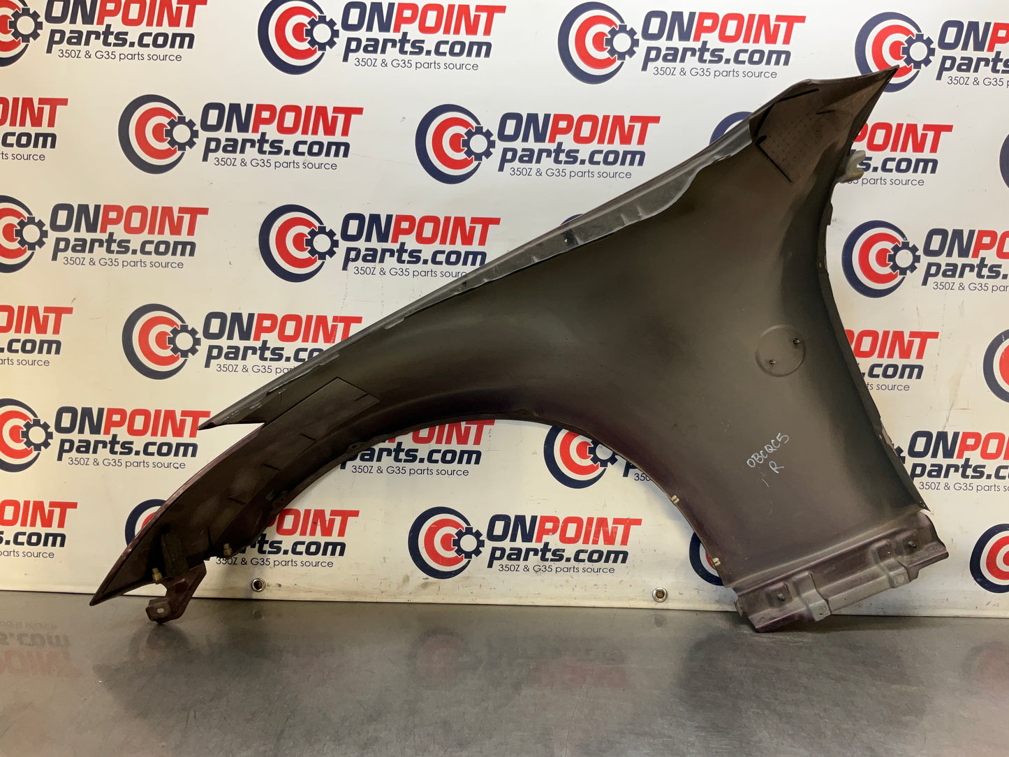 2006 Nissan 350Z Passenger Right Front Fender OEM 11BCQC5 - On Point Parts Inc