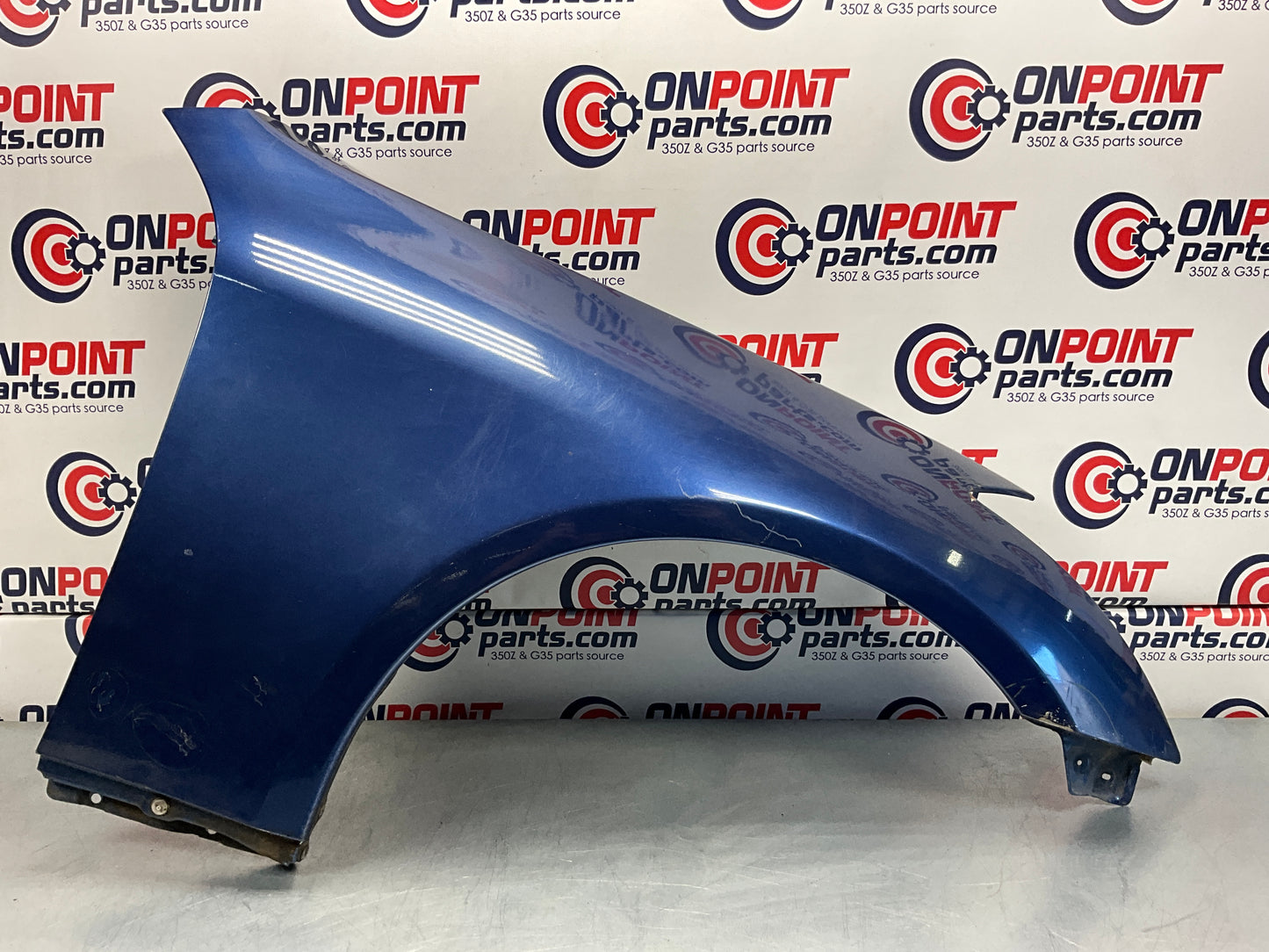 2005 Infiniti G35 Passenger Right Front Fender OEM 14BI7D5 - On Point Parts Inc