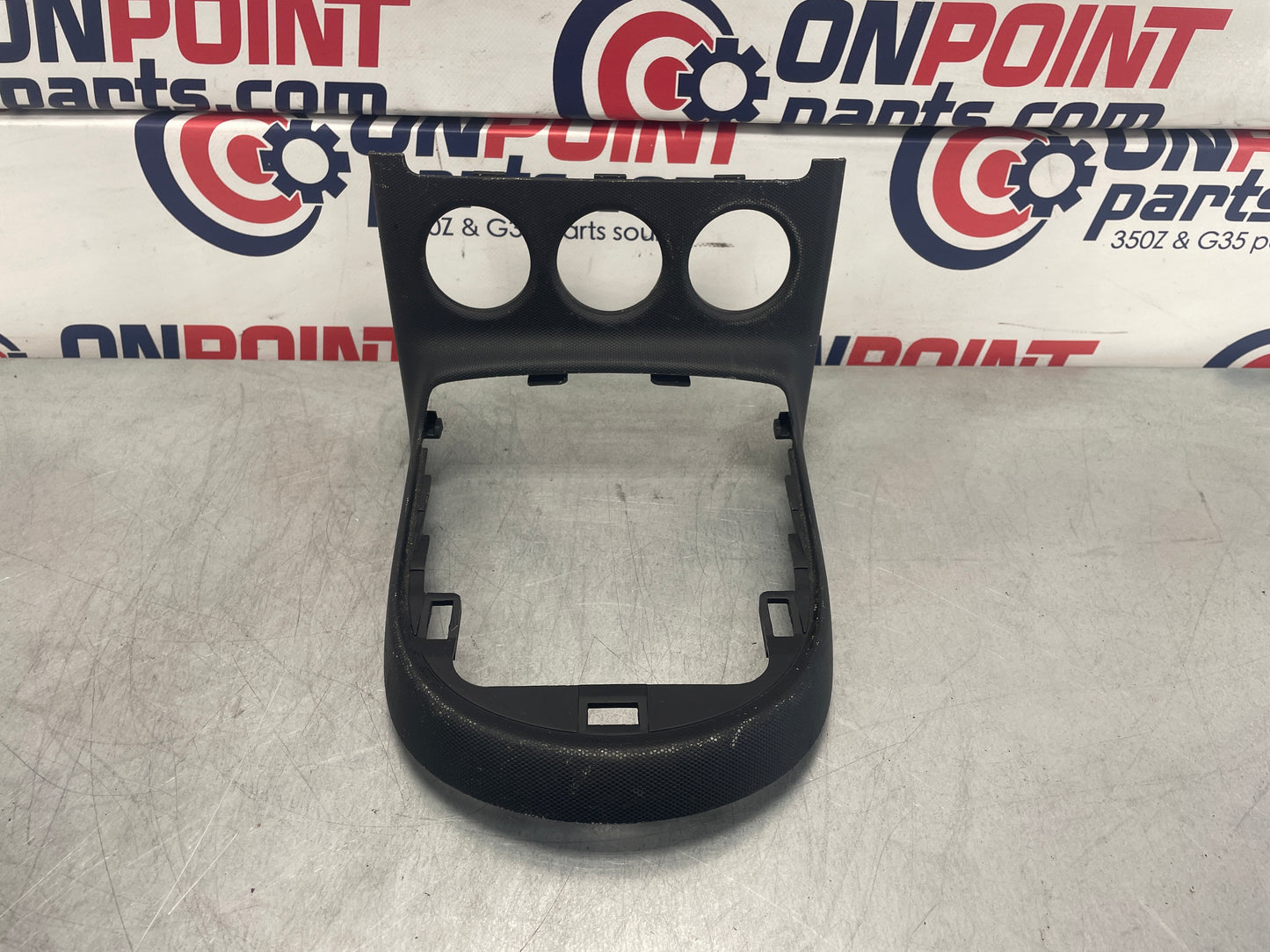 2006 Nissan 350Z Automatic Shift Bezel AC Control Console Finish TrimOEM 21BHKDC - On Point Parts Inc