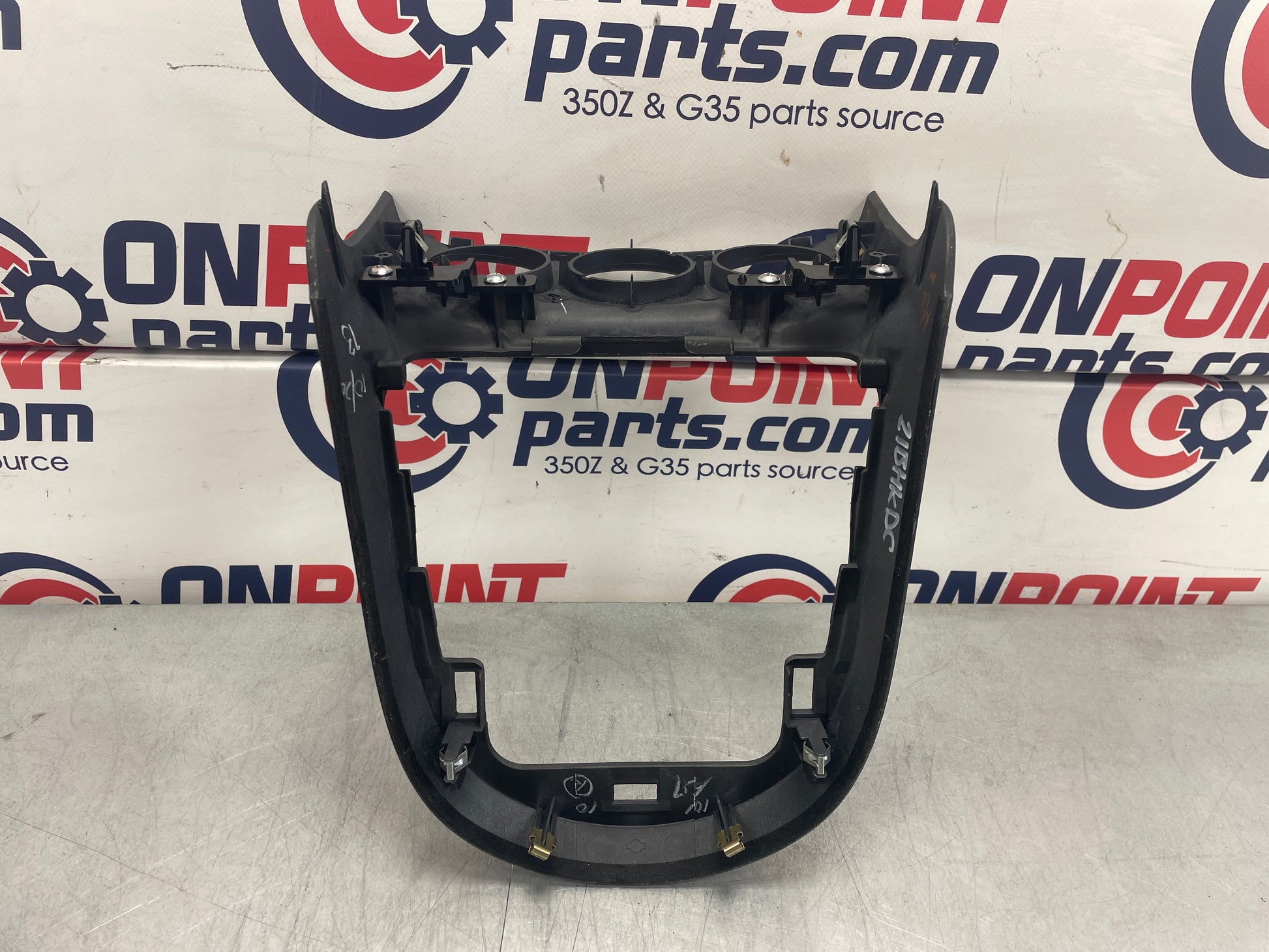 2006 Nissan 350Z Automatic Shift Bezel AC Control Console Finish TrimOEM 21BHKDC - On Point Parts Inc