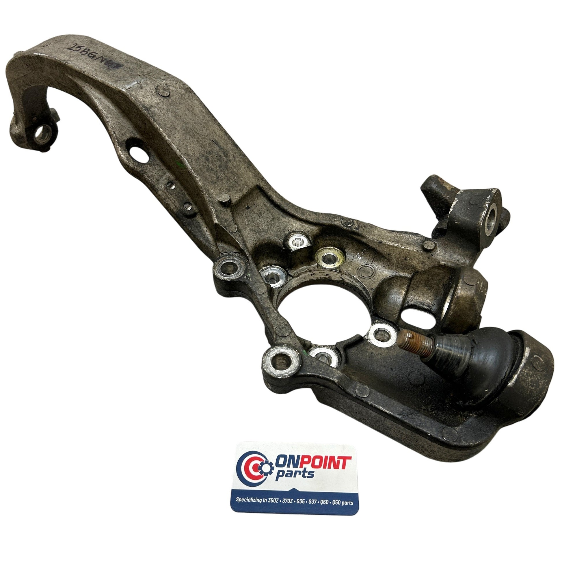 05-09 350Z G35 OEM Front Passenger Right Spindle Steering Knuckle RWD 40014AL55J - On Point Parts Inc
