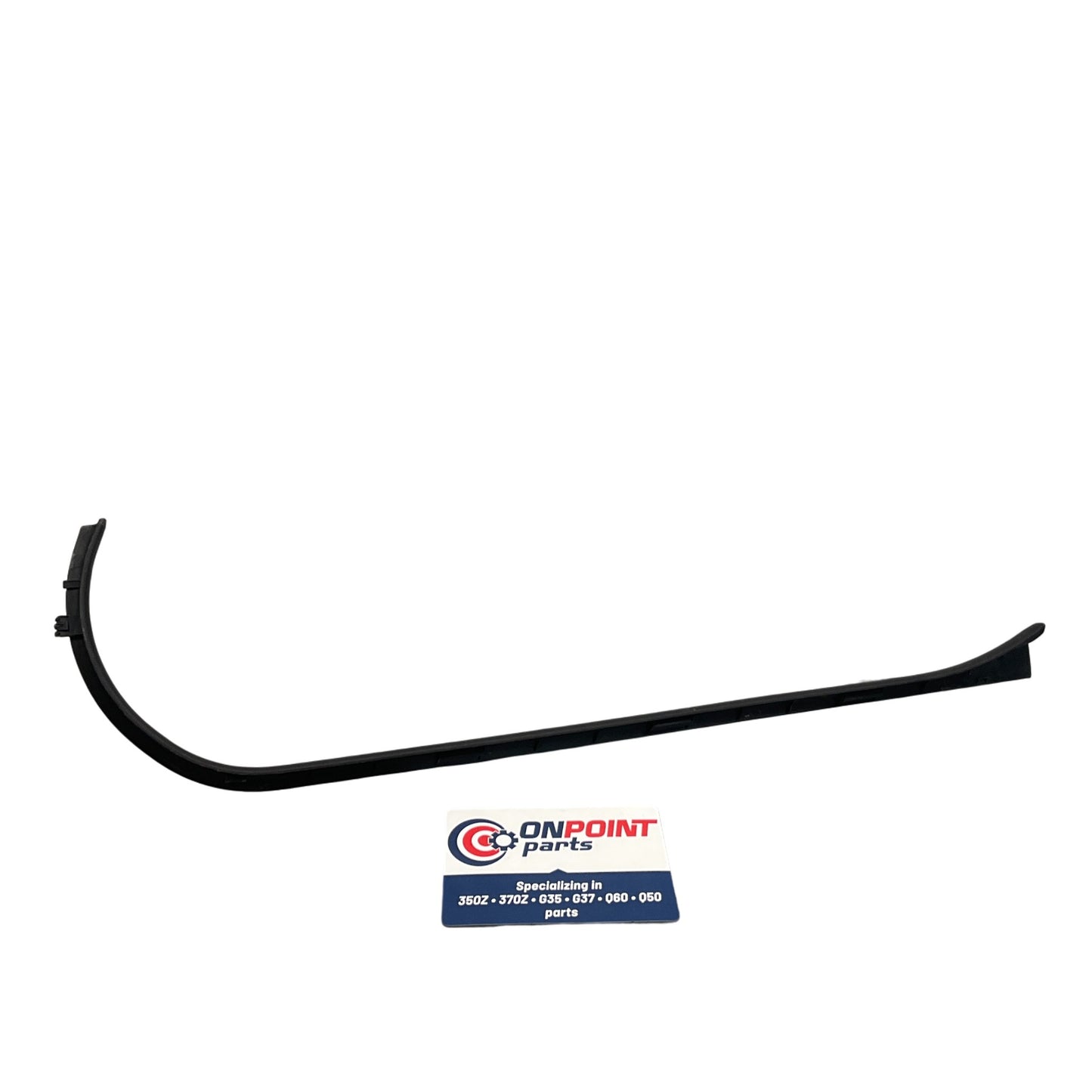 03-08 350Z Driver Coupe Door Threshold Sill Trim 769B5CD000 Black Oem - On Point Parts Inc