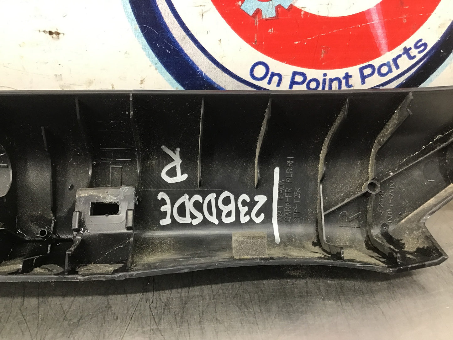 2014 Nissan 370Z Passenger Right Interior A Pillar Trim 76911 1EA0A OEM 23BDSDE - On Point Parts Inc