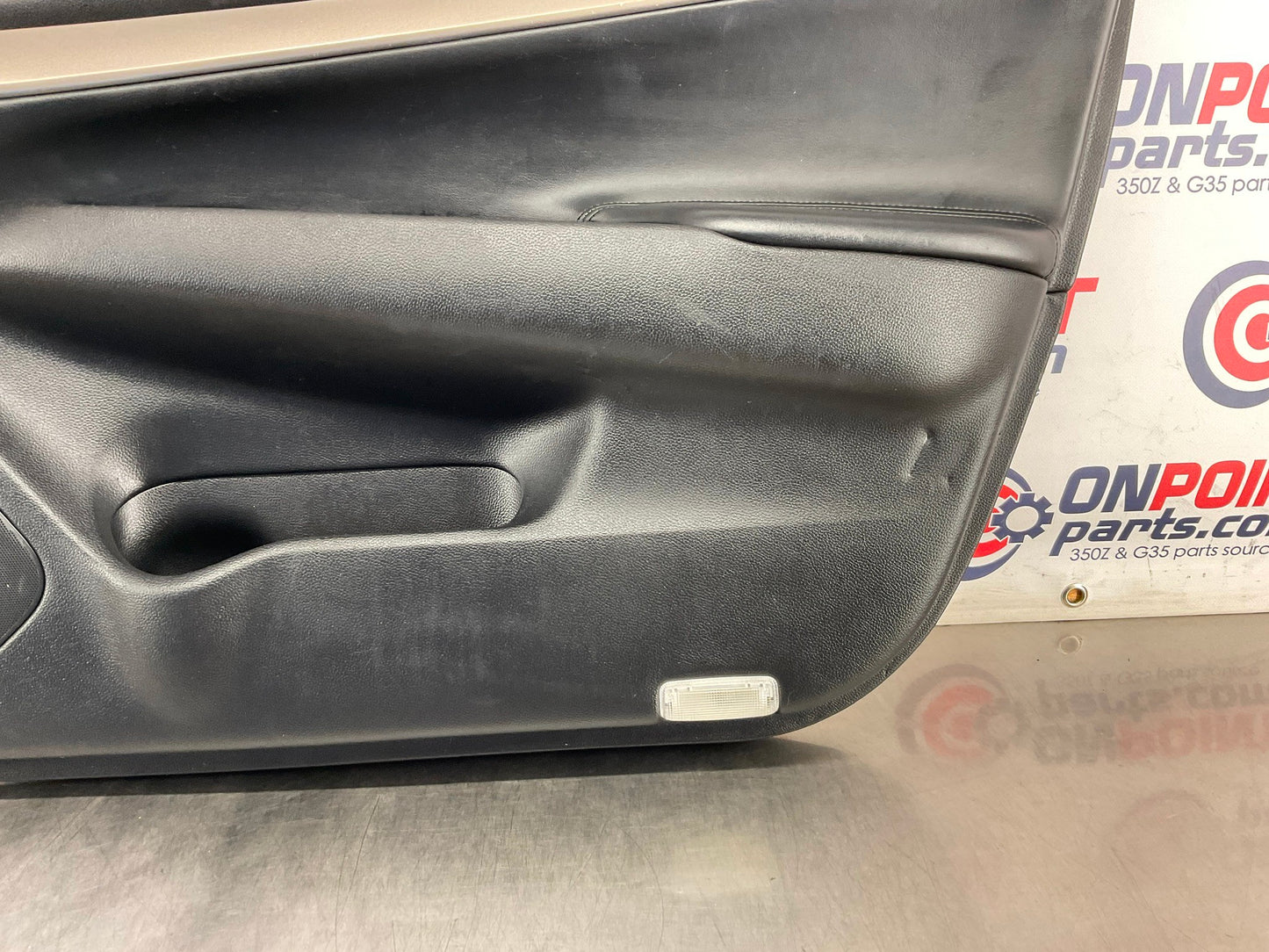 2013 Infiniti G37 Sedan Passenger Right Front Interior Door Panel OEM 12BCGE8 - On Point Parts Inc