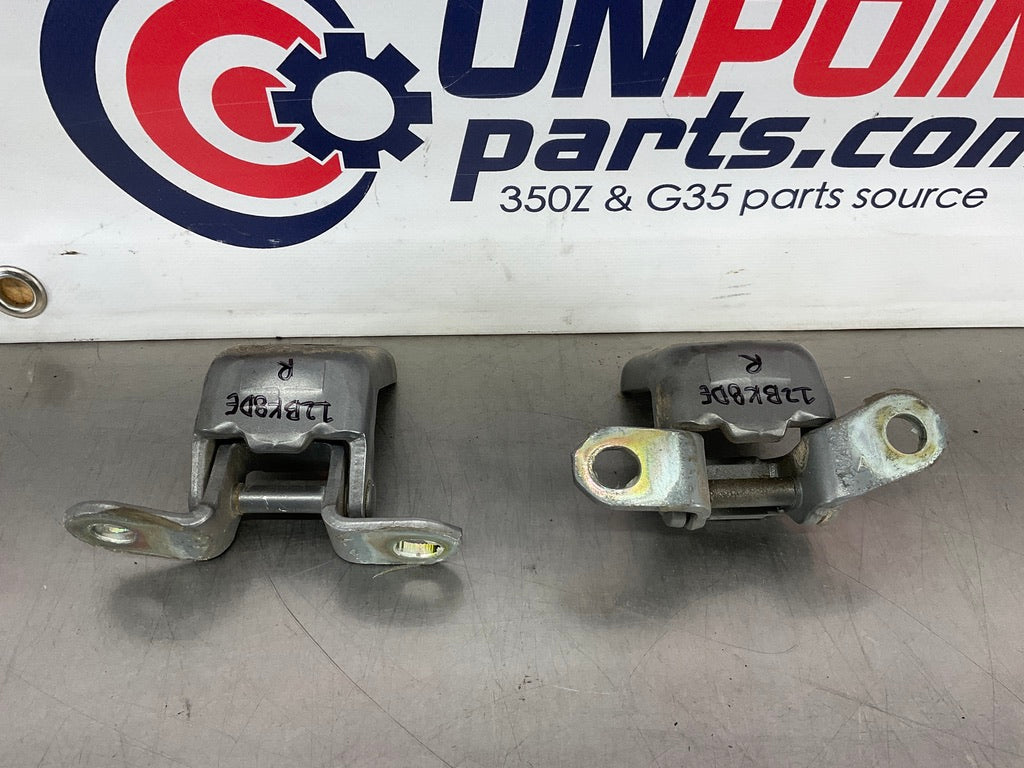 2004 Infiniti G35 Passenger Right Door Hinges OEM 12BK8DE - On Point Parts Inc