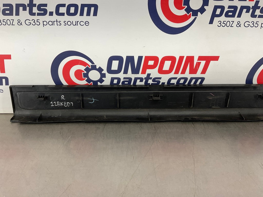 2004 Infiniti G35 Passenger Right Door Threshold Kick Plate Trim OEM 25BK8D7 - On Point Parts Inc