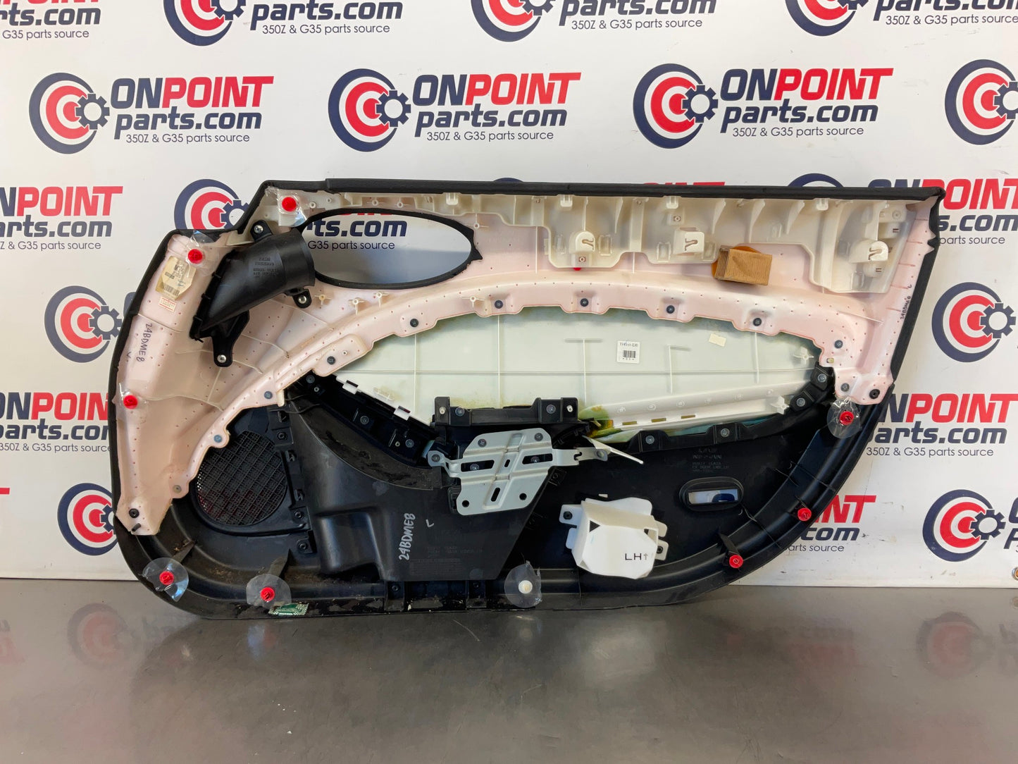 2012 Nissan 370Z Driver Left Interior Door Panel Trim 80901 OEM 24BDME8 - On Point Parts Inc