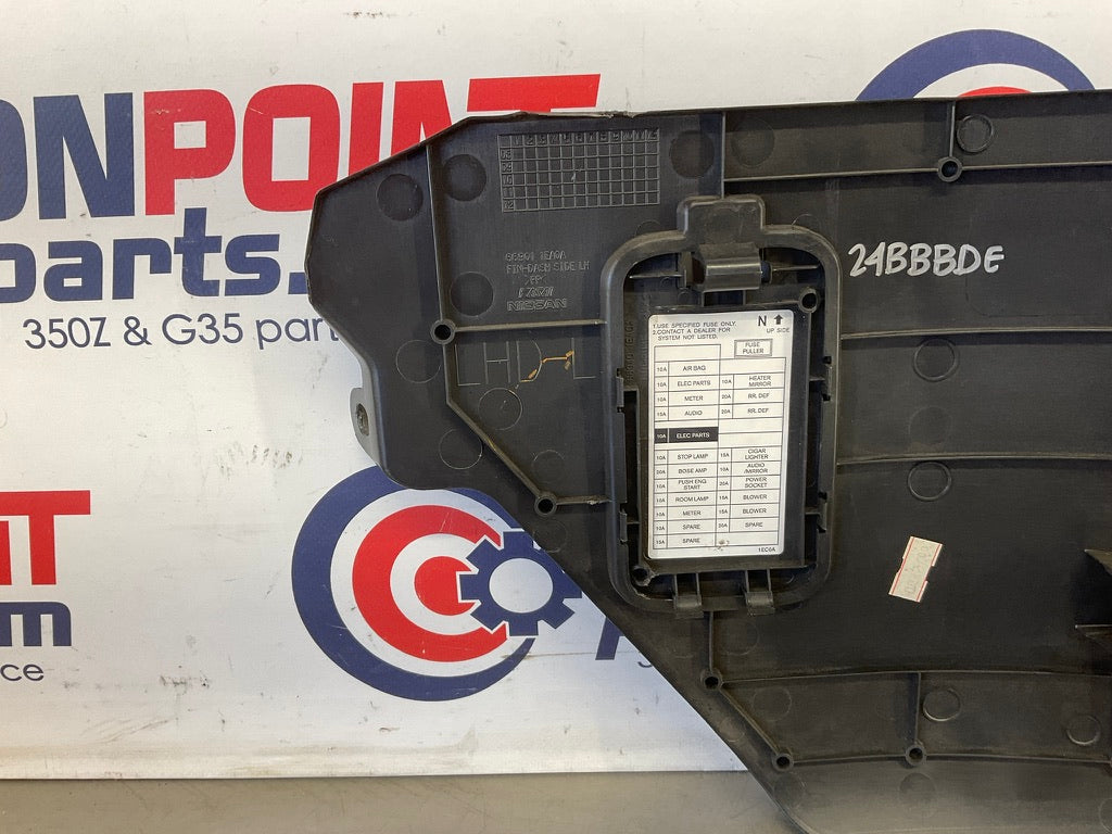 2010 Nissan 370Z Driver Left Lower Dash Fuse Panel Cover 66901 OEM 24BBBDE - On Point Parts Inc