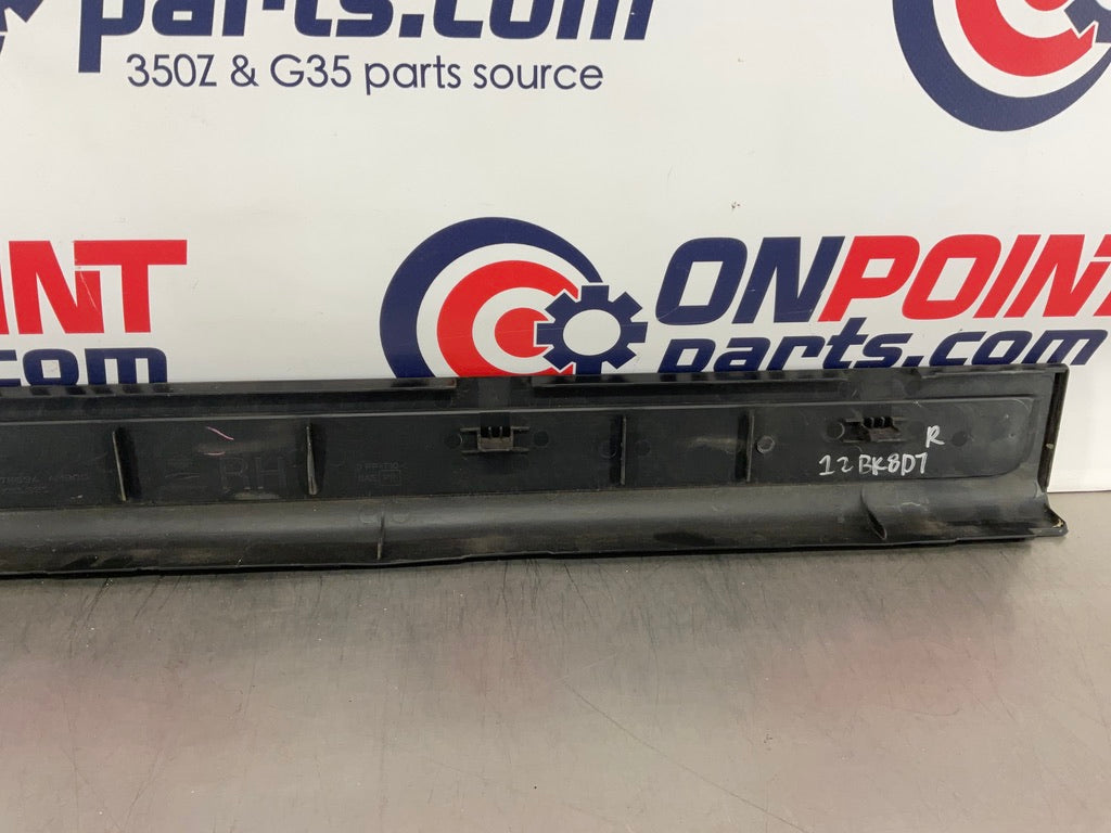 2004 Infiniti G35 Passenger Right Door Threshold Kick Plate Trim OEM 25BK8D7 - On Point Parts Inc