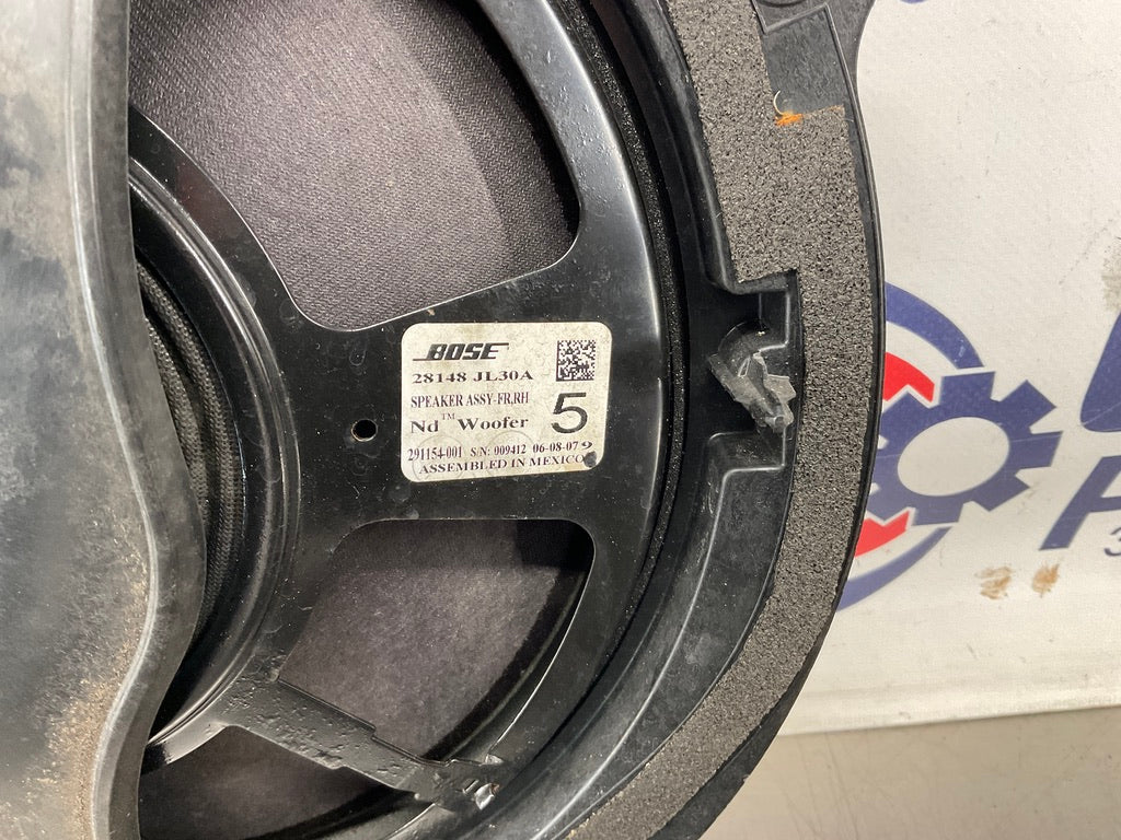 2008 Infiniti G37 Passenger Right Bose Door Subwoofer Speaker 28418 OEM 21BAXDE - On Point Parts Inc