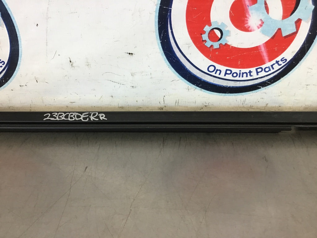 2012 Infiniti G37 Passenger Right Rear Door Window Weatherstrip OEM 23BCBDK - On Point Parts Inc