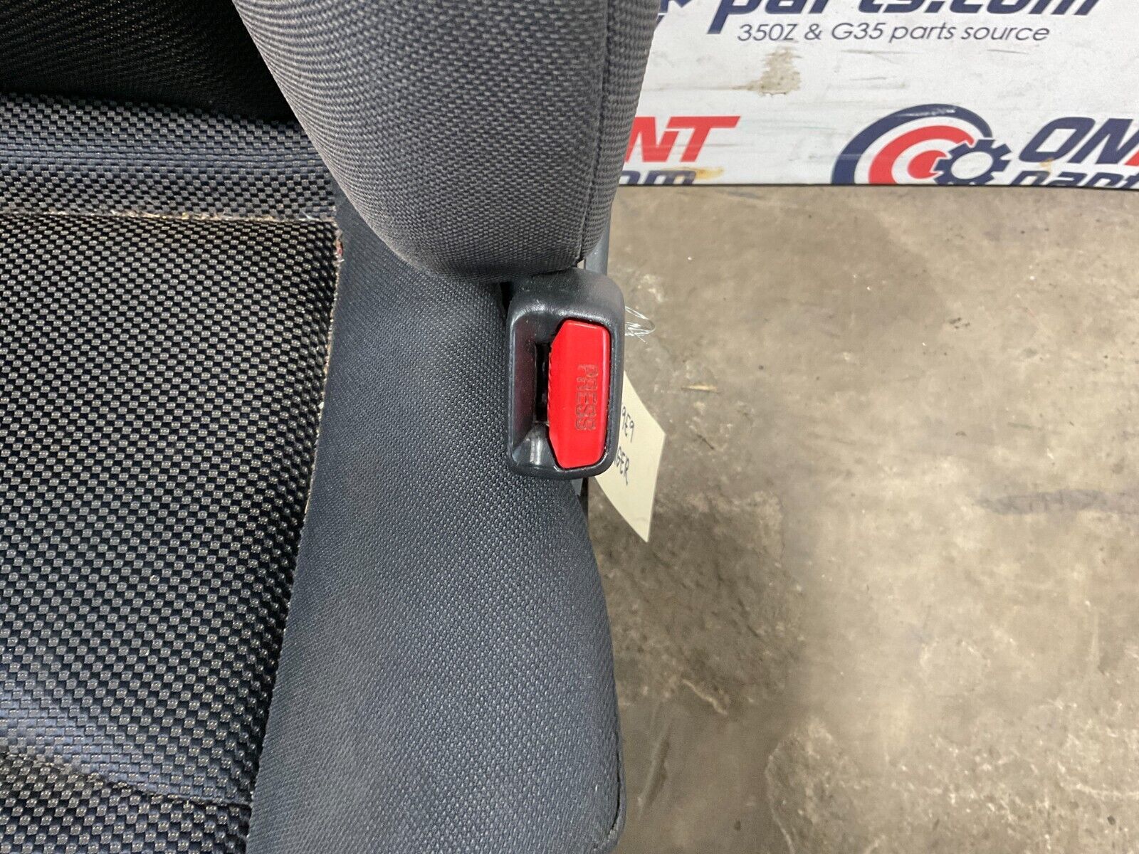2004 Nissan 350Z Passenger Right Convertible Power Cloth Seat OEM 25BF9E9 - On Point Parts Inc