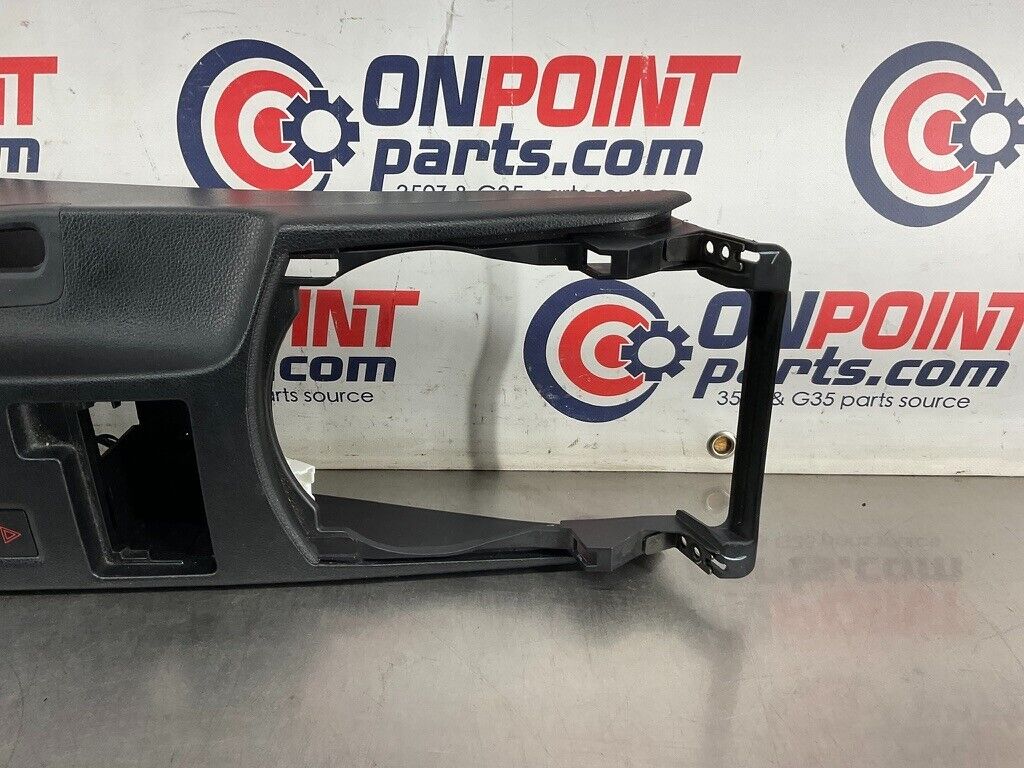 2004 Nissan 350Z Center Console with Hazard Switch and Cubby AT  OEM 25BF9E8 - On Point Parts Inc