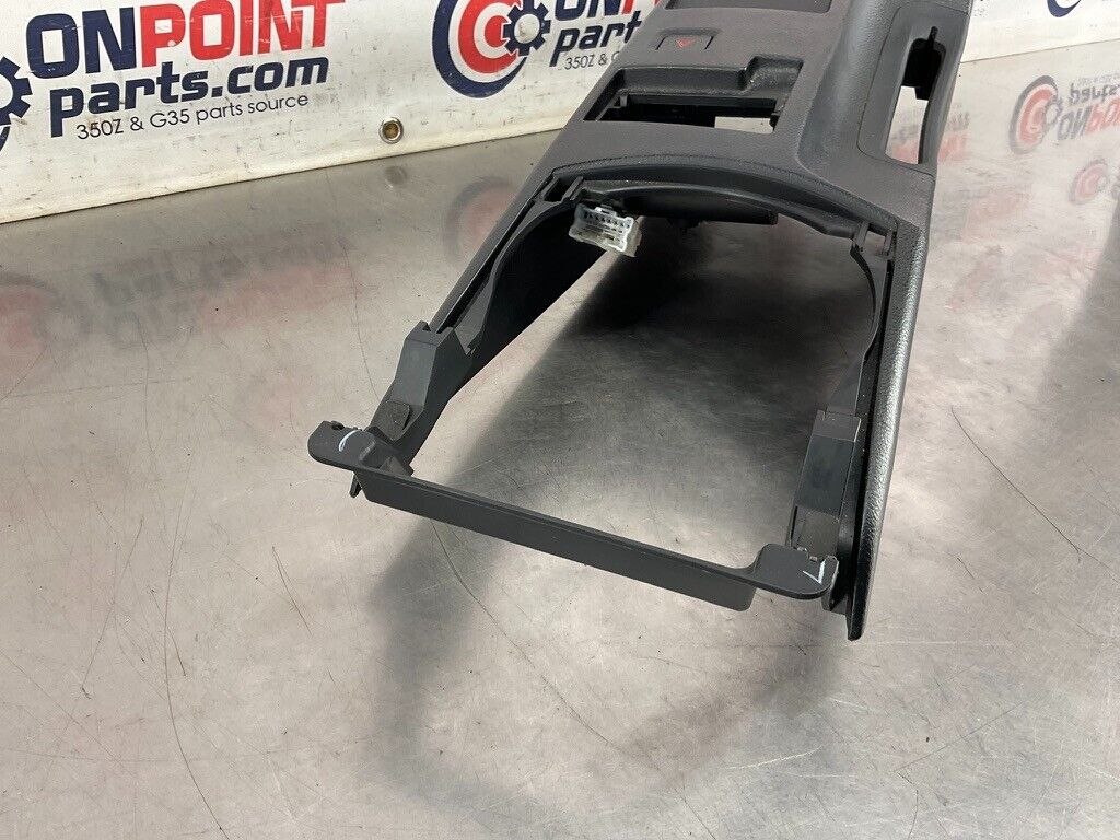 2004 Nissan 350Z Center Console with Hazard Switch and Cubby AT  OEM 25BF9E8 - On Point Parts Inc
