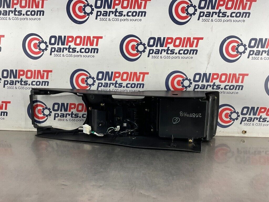 2004 Nissan 350Z Center Console with Hazard Switch and Cubby AT  OEM 25BF9E8 - On Point Parts Inc