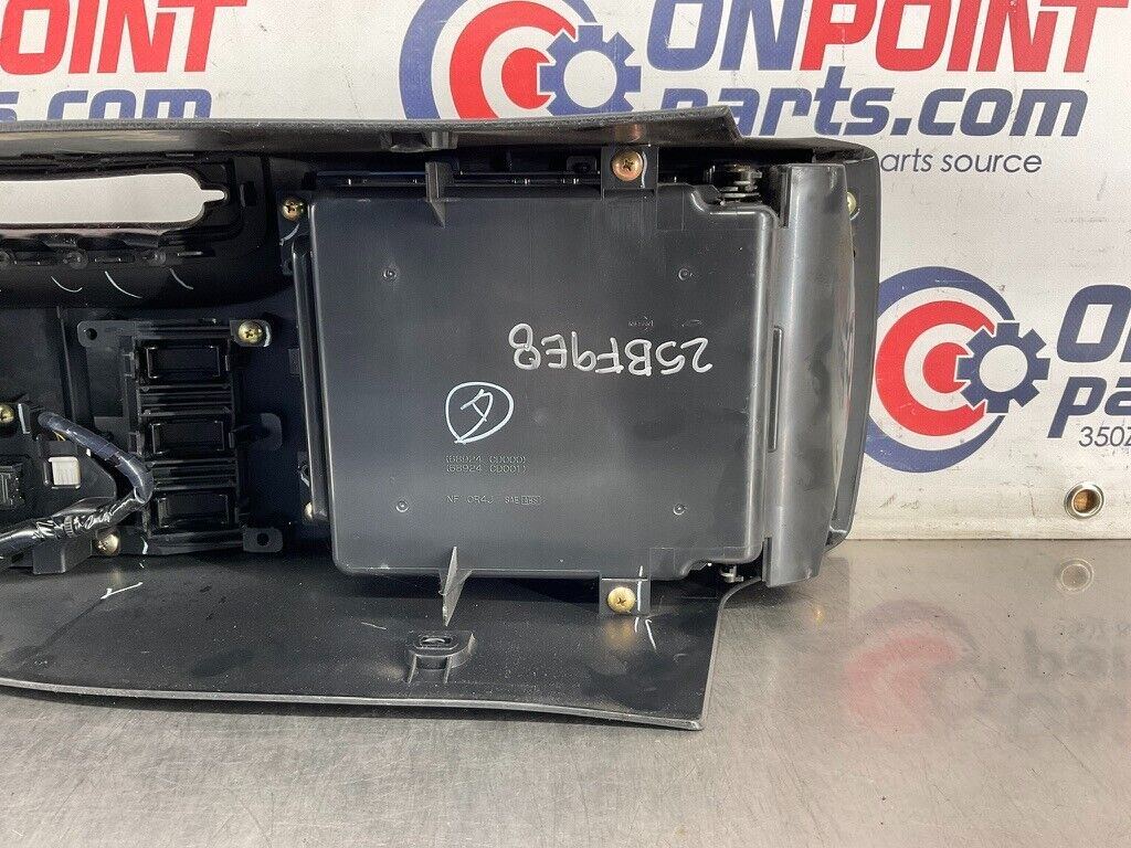 2004 Nissan 350Z Center Console with Hazard Switch and Cubby AT  OEM 25BF9E8 - On Point Parts Inc