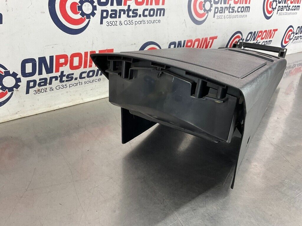 2004 Nissan 350Z Center Console with Hazard Switch and Cubby AT  OEM 25BF9E8 - On Point Parts Inc