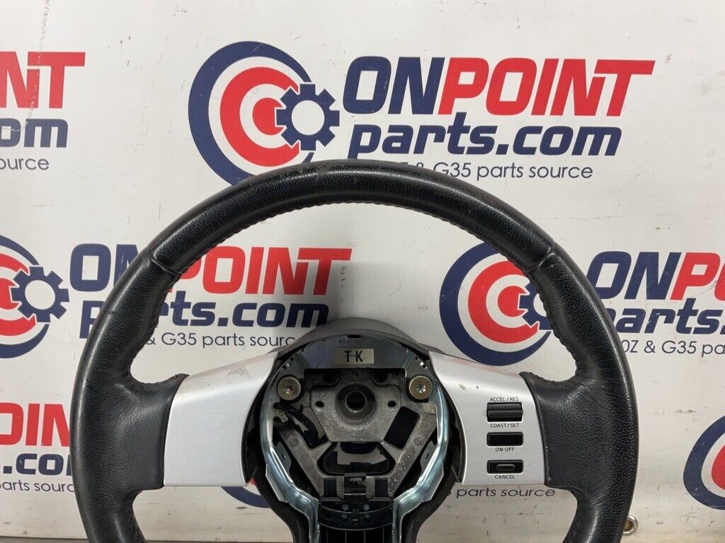 2004 Nissan 350Z Complete Leather Steering Wheel with Switches OEM 25BF9EA - On Point Parts Inc