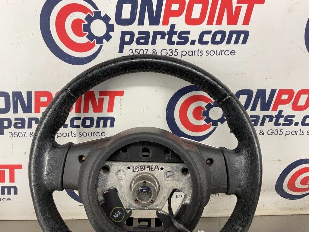 2004 Nissan 350Z Complete Leather Steering Wheel with Switches OEM 25BF9EA - On Point Parts Inc