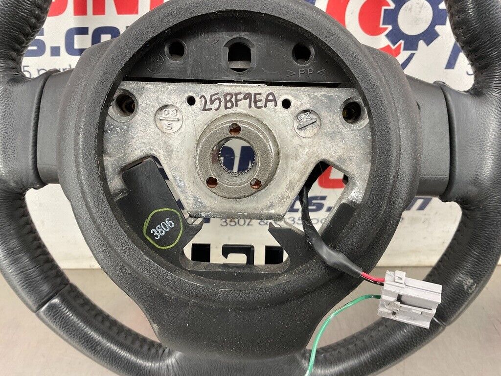 2004 Nissan 350Z Complete Leather Steering Wheel with Switches OEM 25BF9EA - On Point Parts Inc