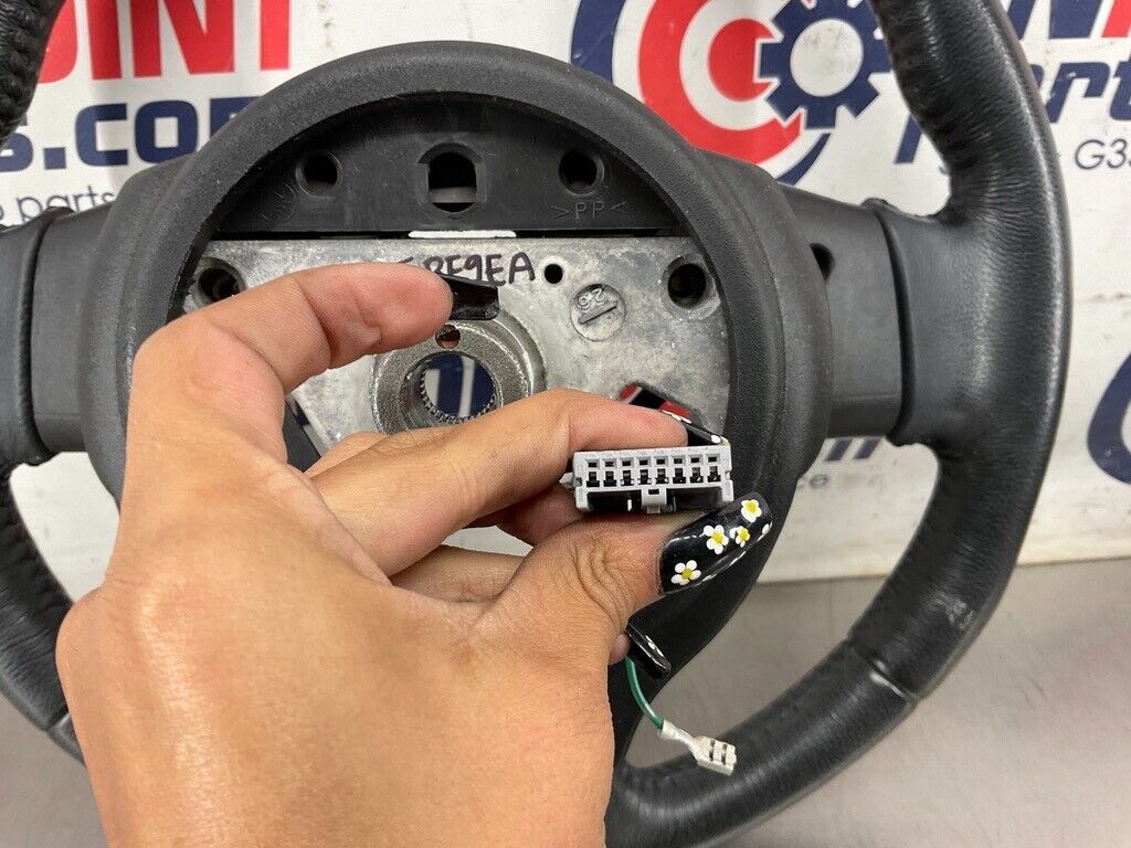 2004 Nissan 350Z Complete Leather Steering Wheel with Switches OEM 25BF9EA - On Point Parts Inc