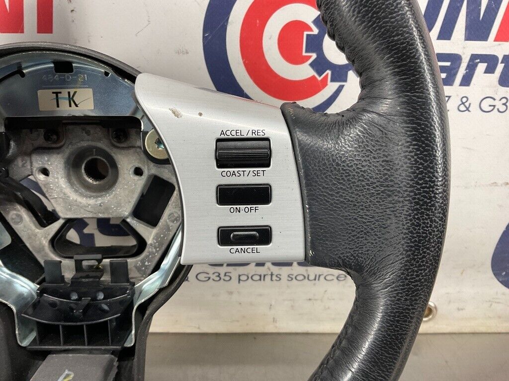 2004 Nissan 350Z Complete Leather Steering Wheel with Switches OEM 25BF9EA - On Point Parts Inc