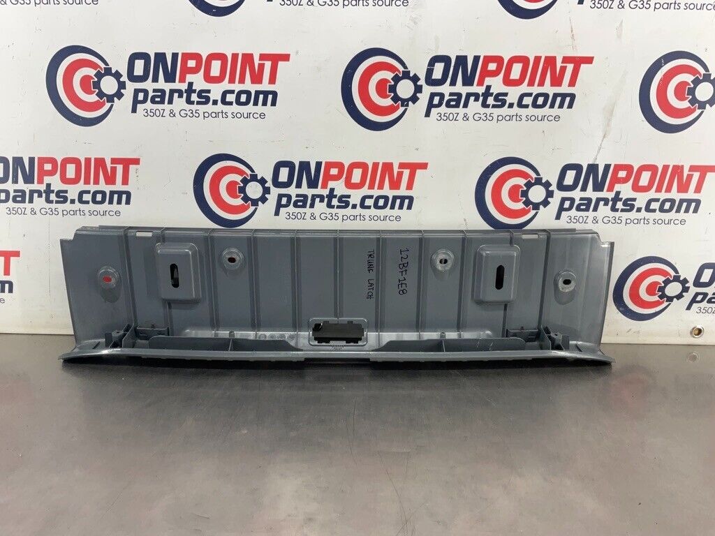 2006 BMW 330i E90 Trunk Latch Cover Trim OEM 12BF1E7 - On Point Parts Inc