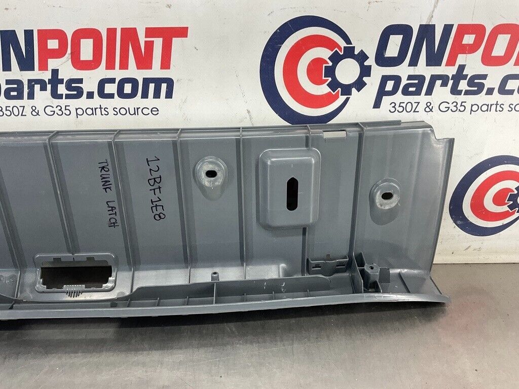 2006 BMW 330i E90 Trunk Latch Cover Trim OEM 12BF1E7 - On Point Parts Inc