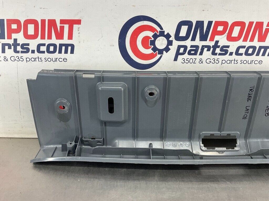 2006 BMW 330i E90 Trunk Latch Cover Trim OEM 12BF1E7 - On Point Parts Inc