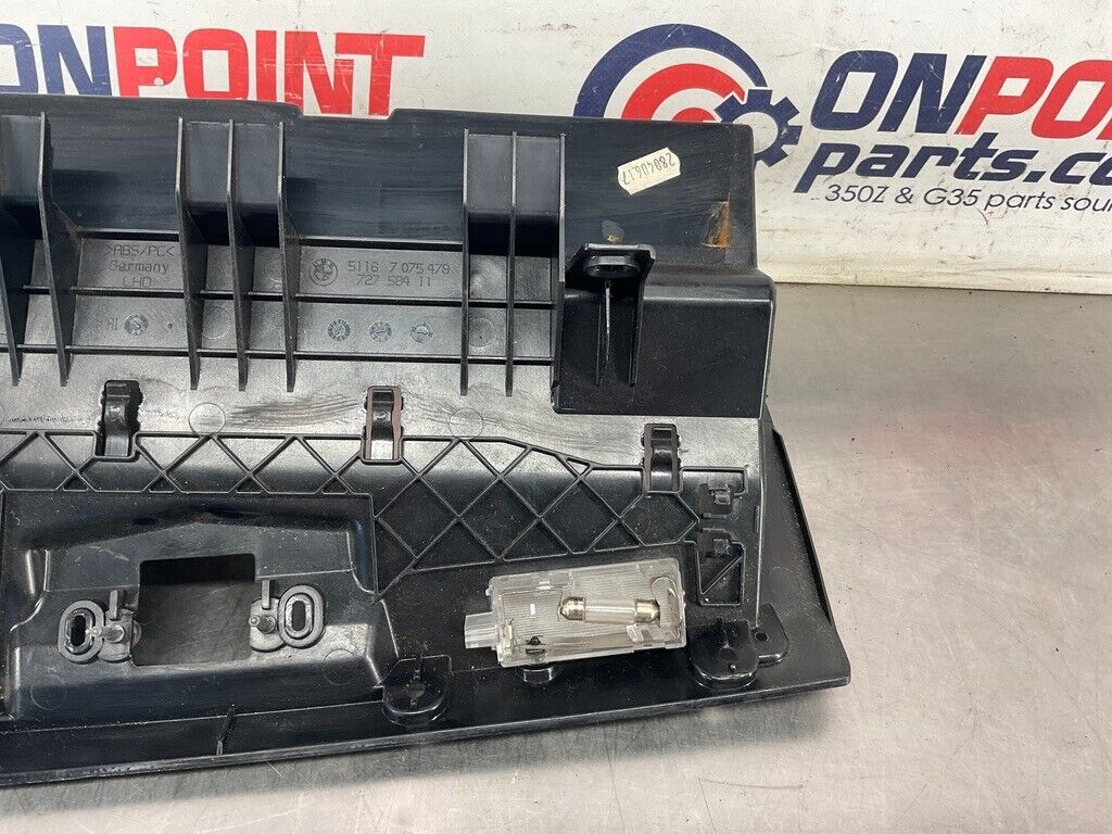 2006 BMW 330i E90 Glove Box Housing Mount Frame Trunk Lock Switch OEM 12BF1E - On Point Parts Inc