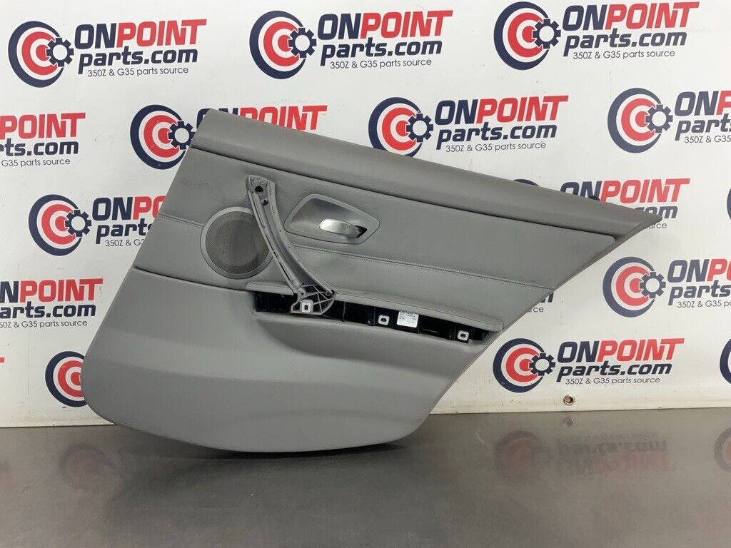 2006 BMW 330i E90 Passenger Right Rear Interior Door Panel OEM 12BF1E8 - On Point Parts Inc