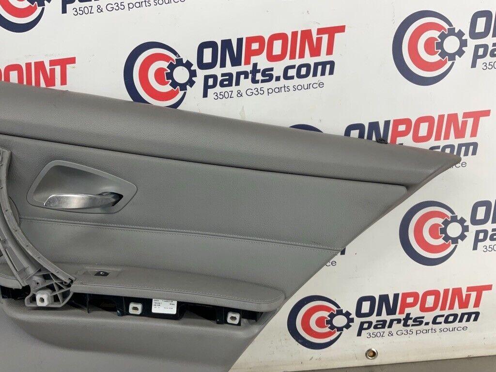 2006 BMW 330i E90 Passenger Right Rear Interior Door Panel OEM 12BF1E8 - On Point Parts Inc