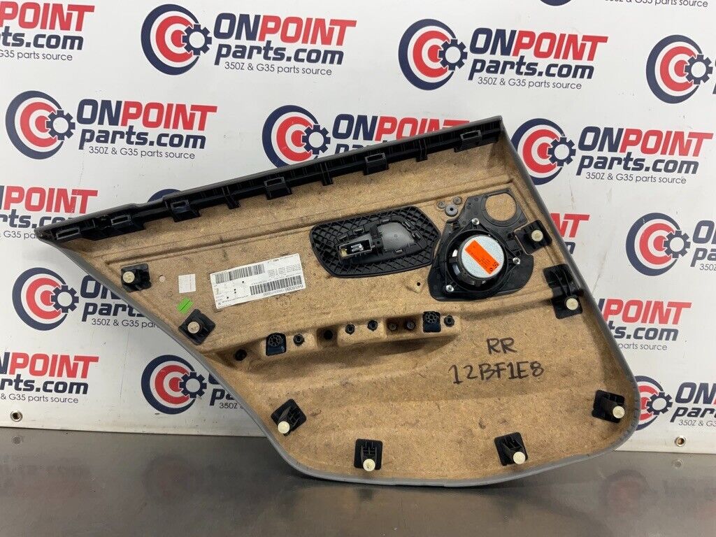 2006 BMW 330i E90 Passenger Right Rear Interior Door Panel OEM 12BF1E8 - On Point Parts Inc