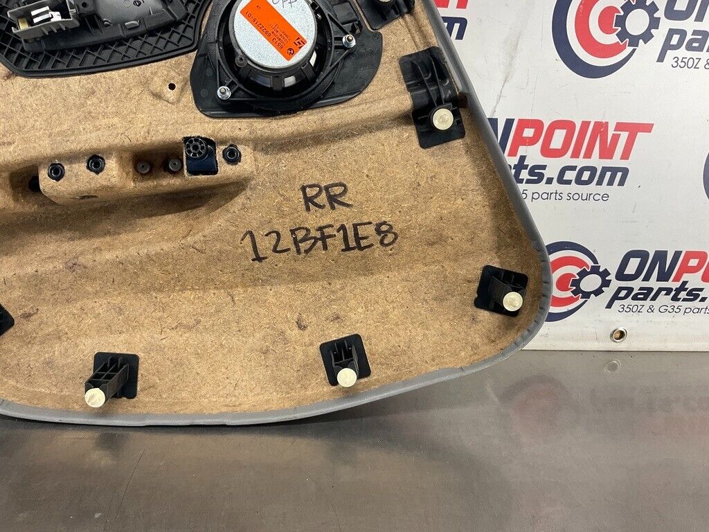 2006 BMW 330i E90 Passenger Right Rear Interior Door Panel OEM 12BF1E8 - On Point Parts Inc