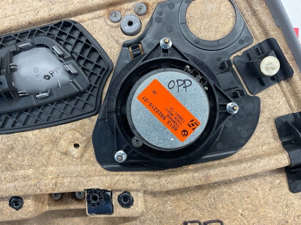 2006 BMW 330i E90 Passenger Right Rear Interior Door Panel OEM 12BF1E8 - On Point Parts Inc