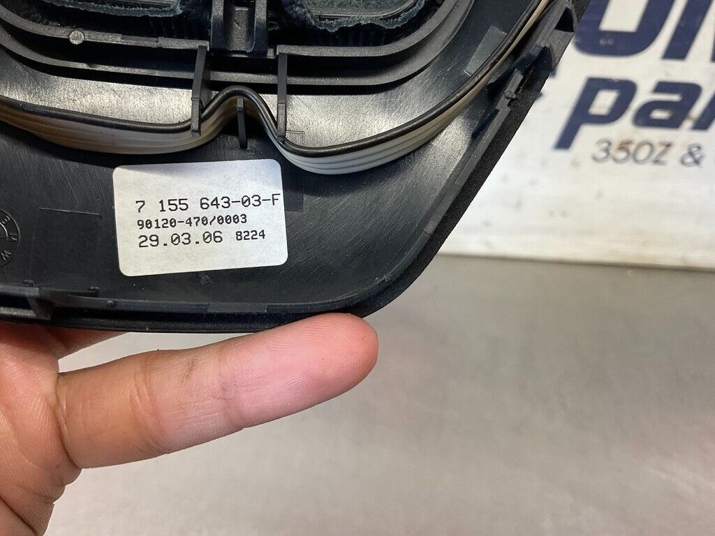 2006 BMW 330i E90 Sedan Automatic Gear Shifter Boot Bezel Trim OEM 12BF1EC - On Point Parts Inc