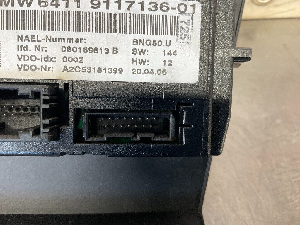 2006 BMW 330i E90 Sedan Center Dash AC Climate Control Switches OEM 12BF1EC - On Point Parts Inc